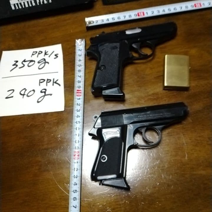 WALTHER　 PPK/S 　PPK 　ガス　オイルライター　三点。