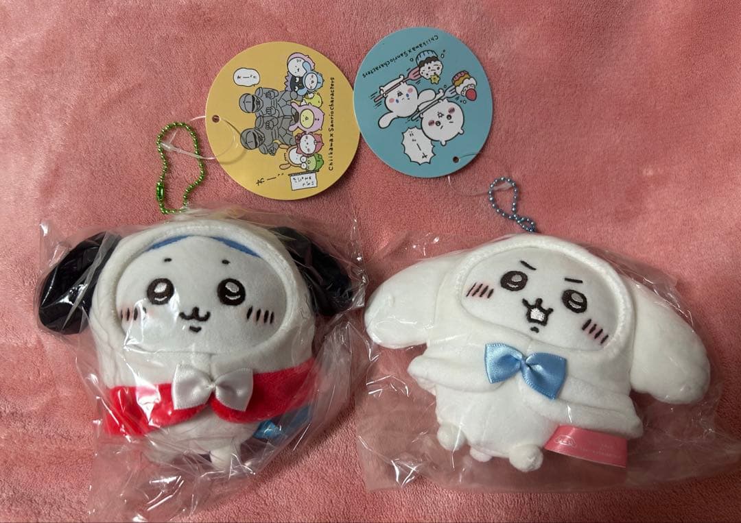 エンちいかわ ハチワレ サンリオ マスコット シナモロール ポチャッコ