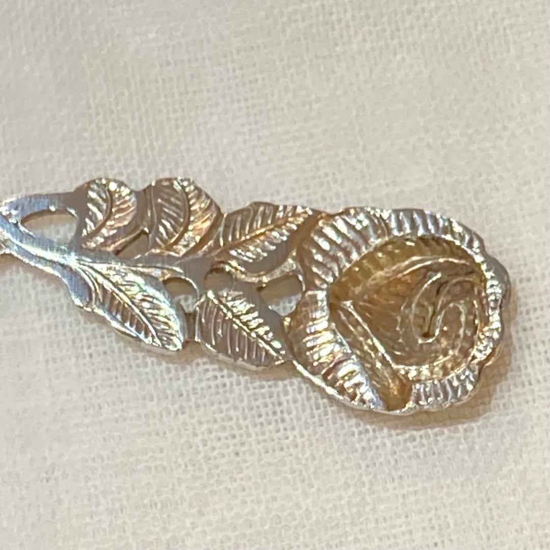 23 ANTIKO シルバー800 ヒルデスハイムローズシュガースプーン