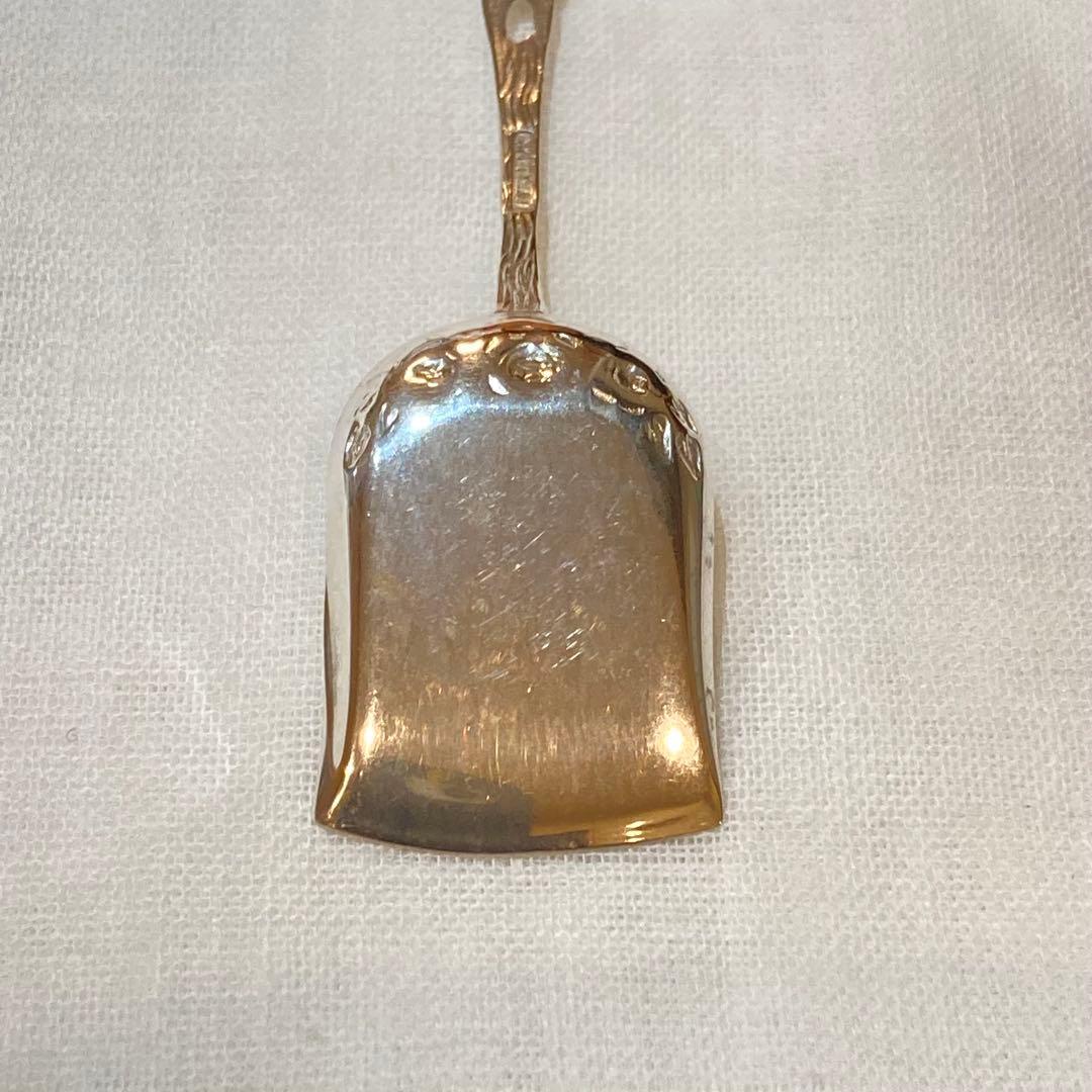 23 ANTIKO シルバー800 ヒルデスハイムローズシュガースプーン