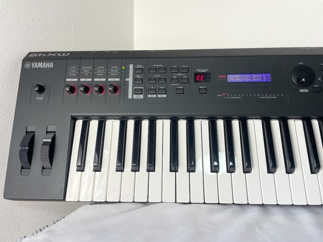 YAMAHA MX49 シンセサイザー ワークステーション キーボード