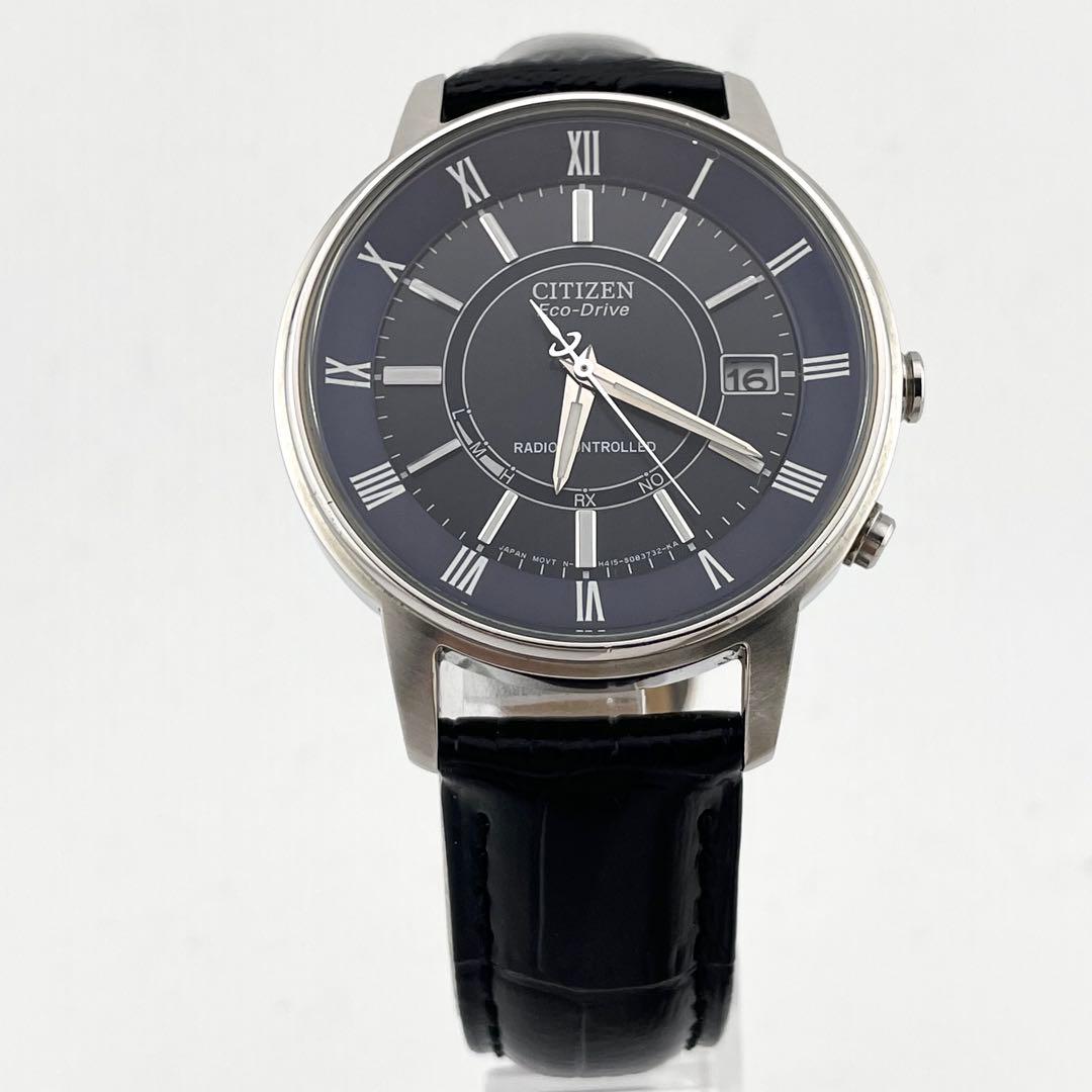 【稼働/新品ベルト/付属品付き】シチズン　フォルマ　電波ソーラー　腕時計　メンズ