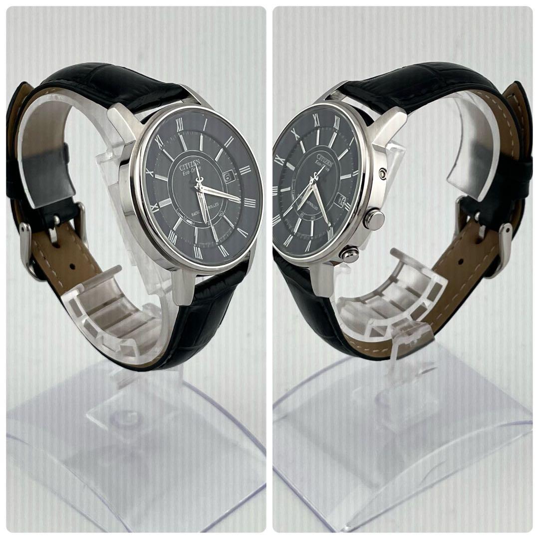 【稼働/新品ベルト/付属品付き】シチズン　フォルマ　電波ソーラー　腕時計　メンズ