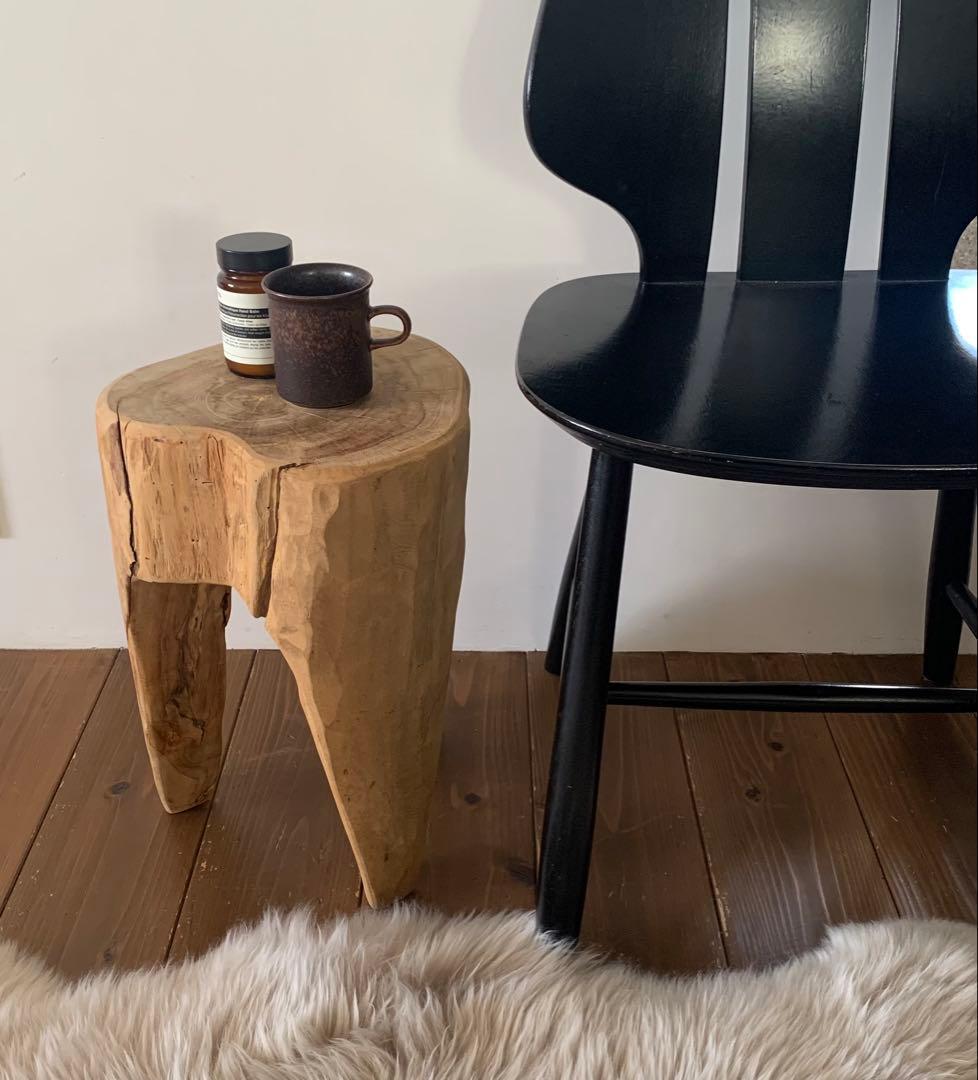 antry Rustic Wood ラスティック ウッド ログスツール