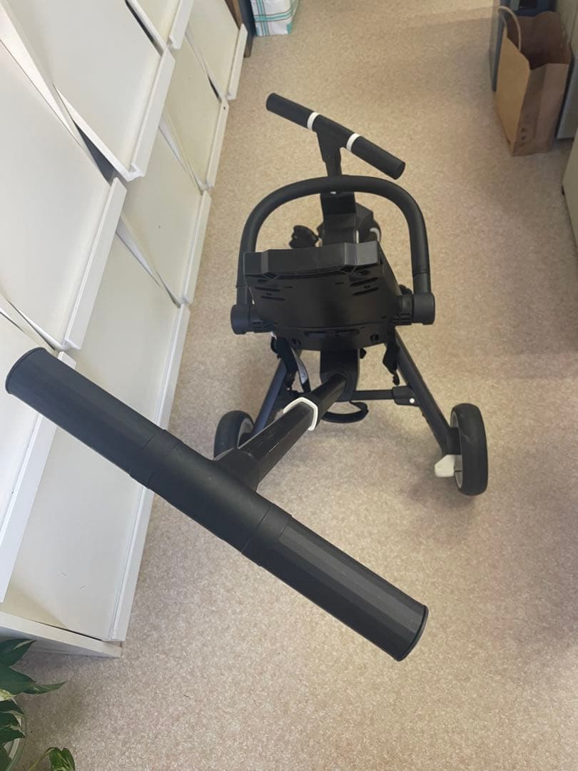 ベネベネ　オールインワン　三輪車　折りたたみ　ペダル付き　チャコール