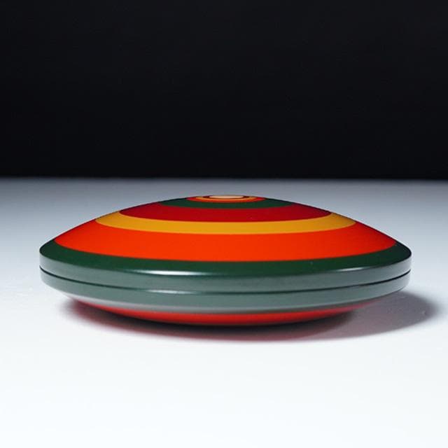 川端近左　独楽塗香合　共箱　茶道具　漆器