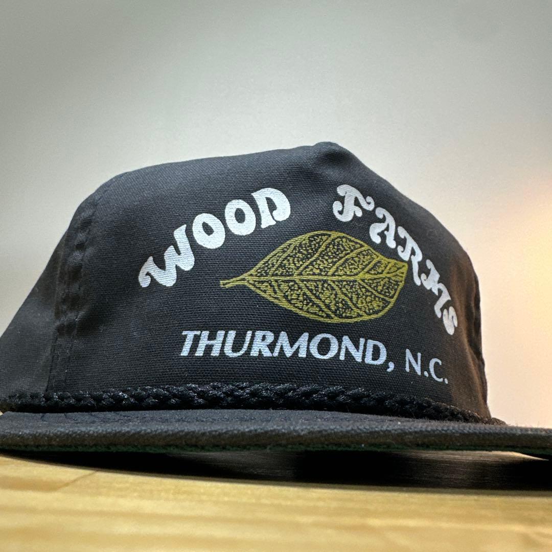 希少 USA製 80s 90sデッドストック ロープ キャップ 企業ロゴ