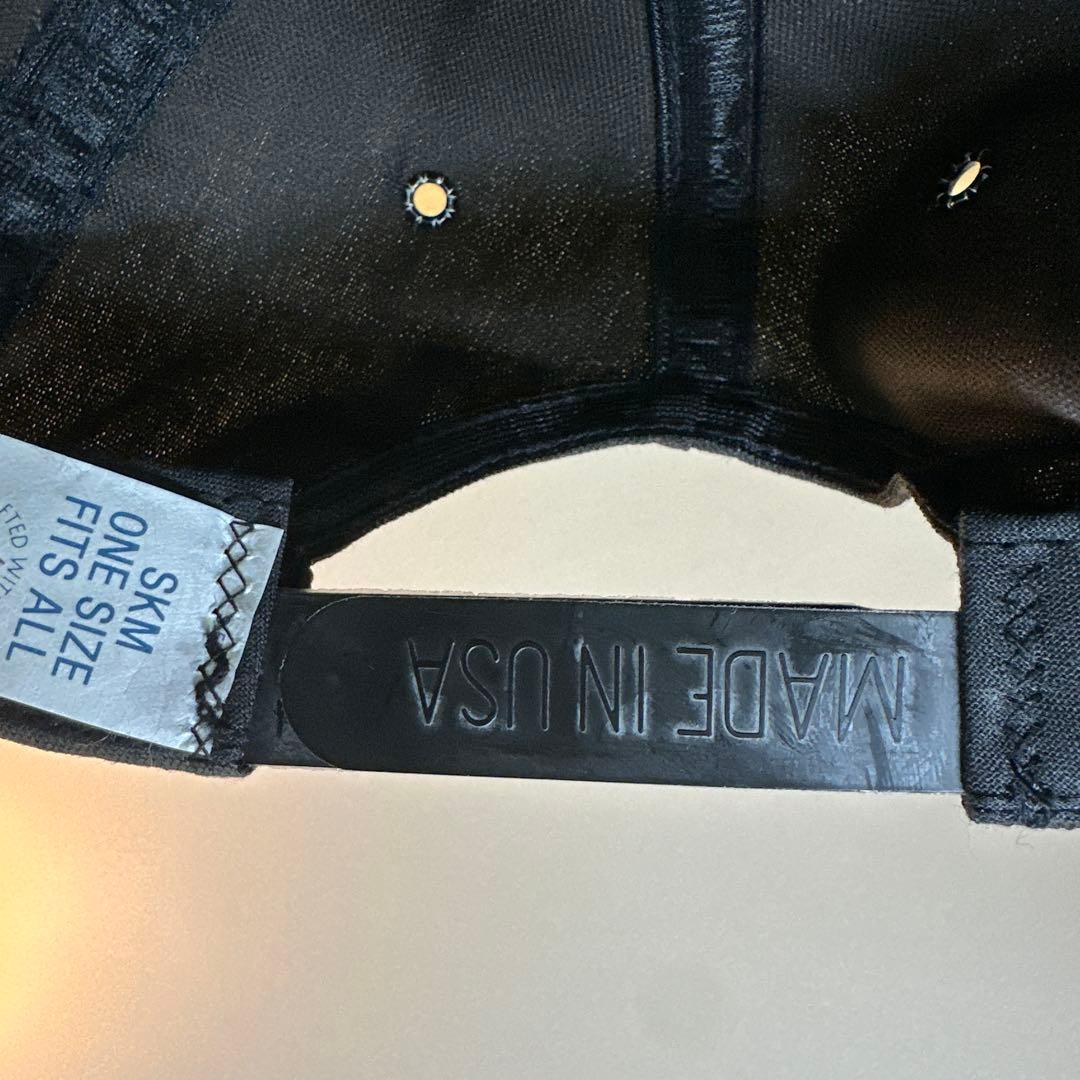 希少 USA製 80s 90sデッドストック ロープ キャップ 企業ロゴ