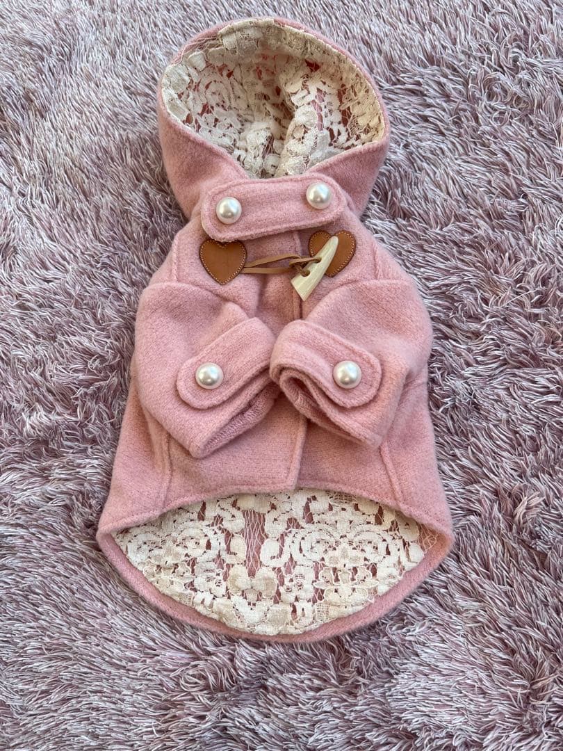 こっとんぱーるさんの ダッフルコート ピンクとティファニーブルー2点