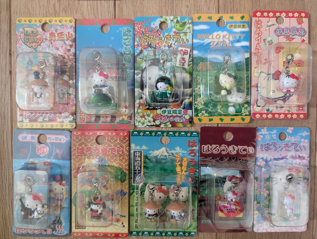 ご当地キティ ファスナーマスコット ハローキティ　根付　ストラップ　まとめ①