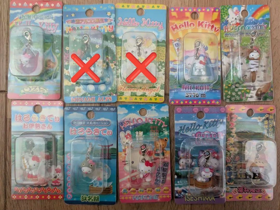 ご当地キティ ファスナーマスコット ハローキティ　根付　ストラップ　まとめ①