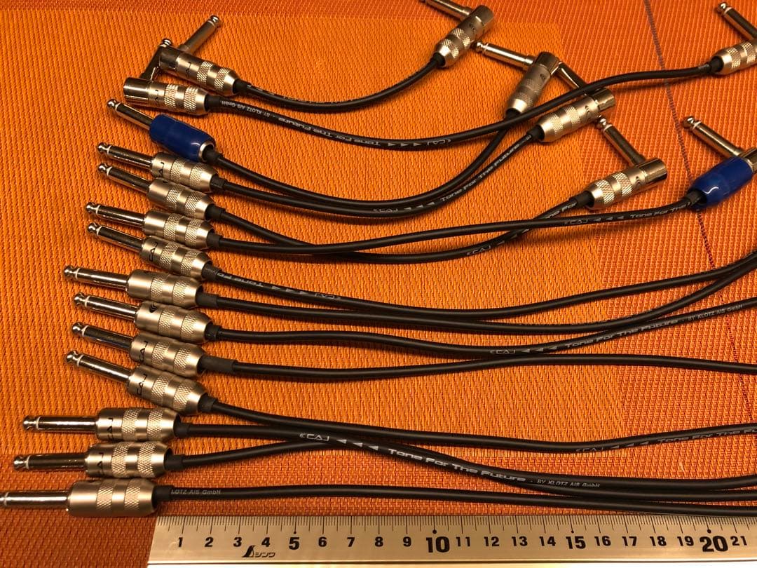 CAJ KLOTZ エフェクター用高級パッチケーブル各種　17本
