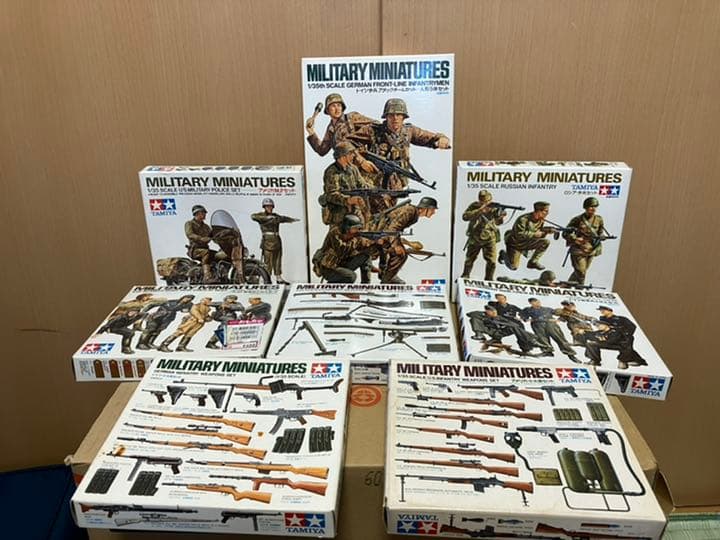 タミヤ  プラモ　ドラゴン　プラモ　ミリタリー全て当時物31点