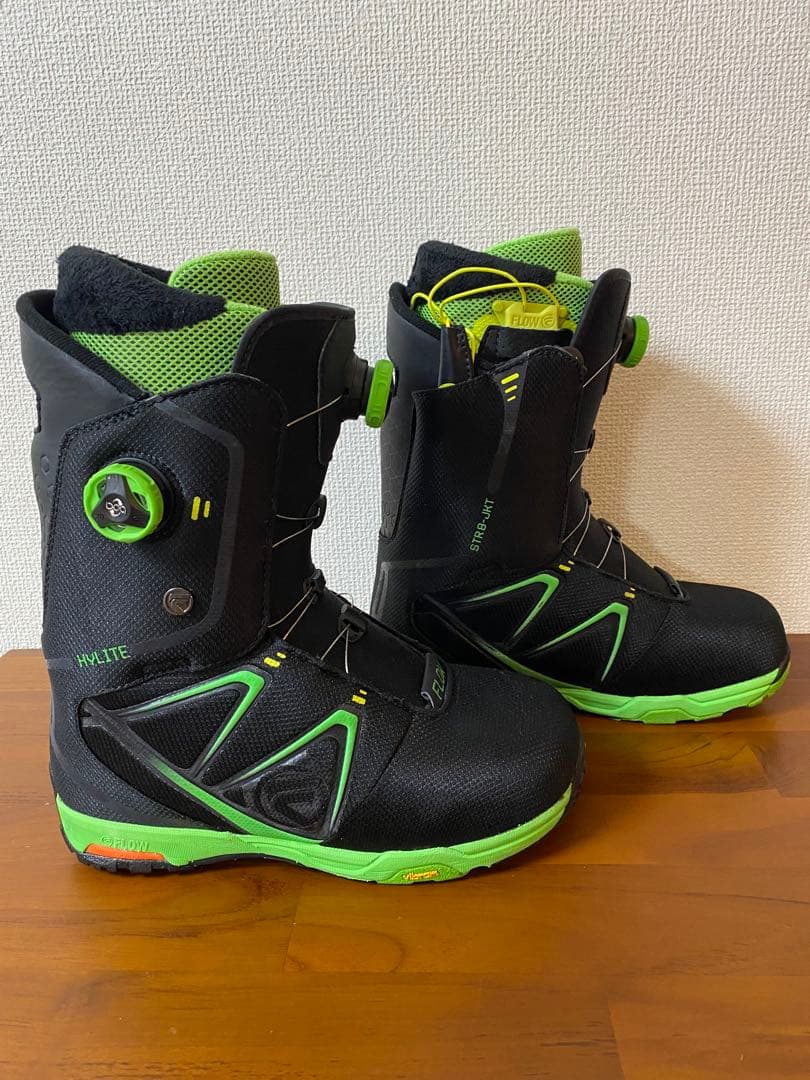 【美品】FLOW HYLITE(最上級モデル)スノーボードブーツ27cmダイヤル