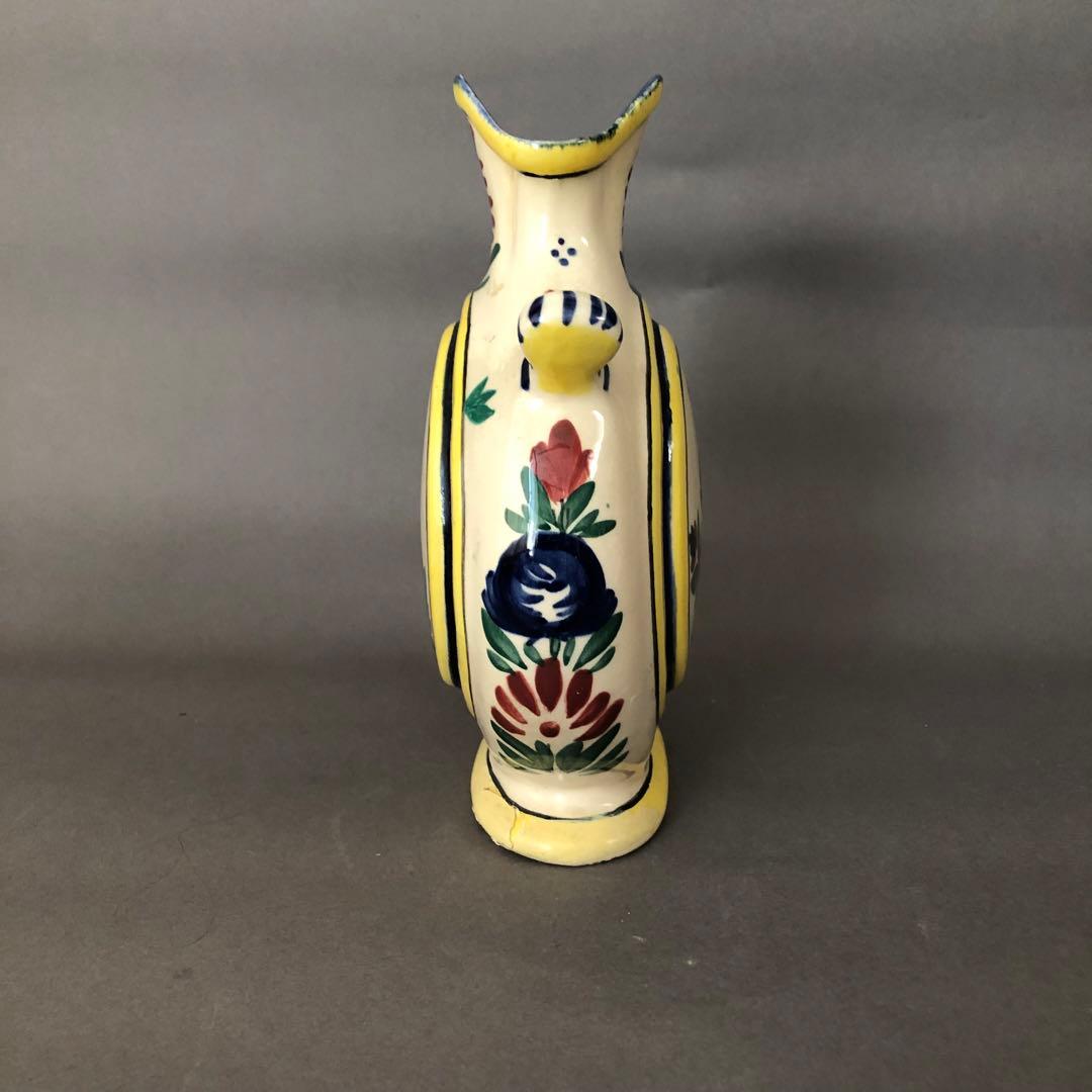 フランス陶器　アンティーク 花瓶