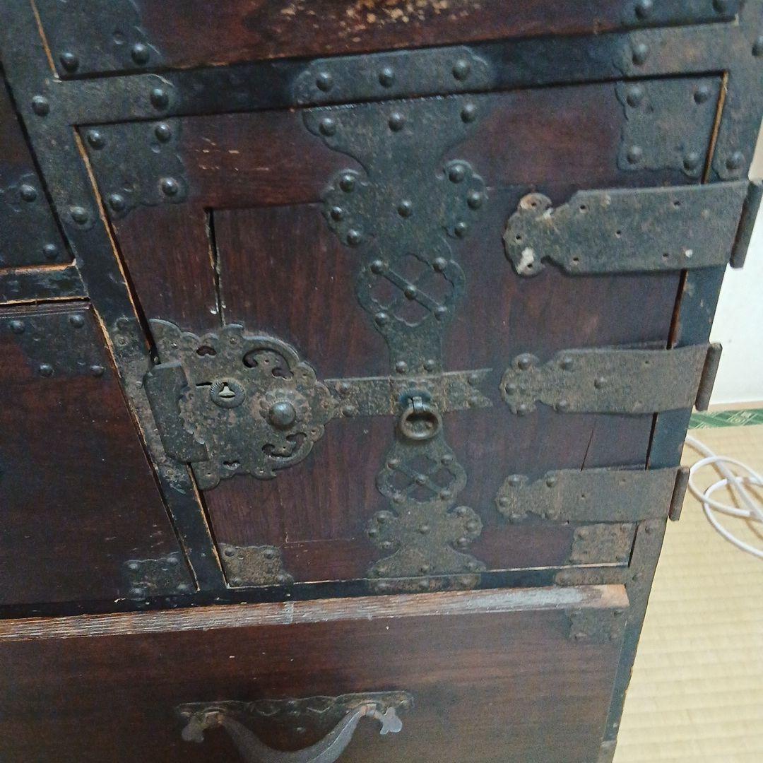 【1/18日までの出品】アンティーク箪笥　4段