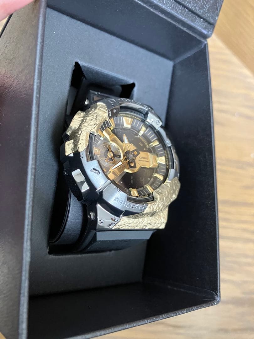 G-SHOCK 腕時計(クォーツ) 黒/金