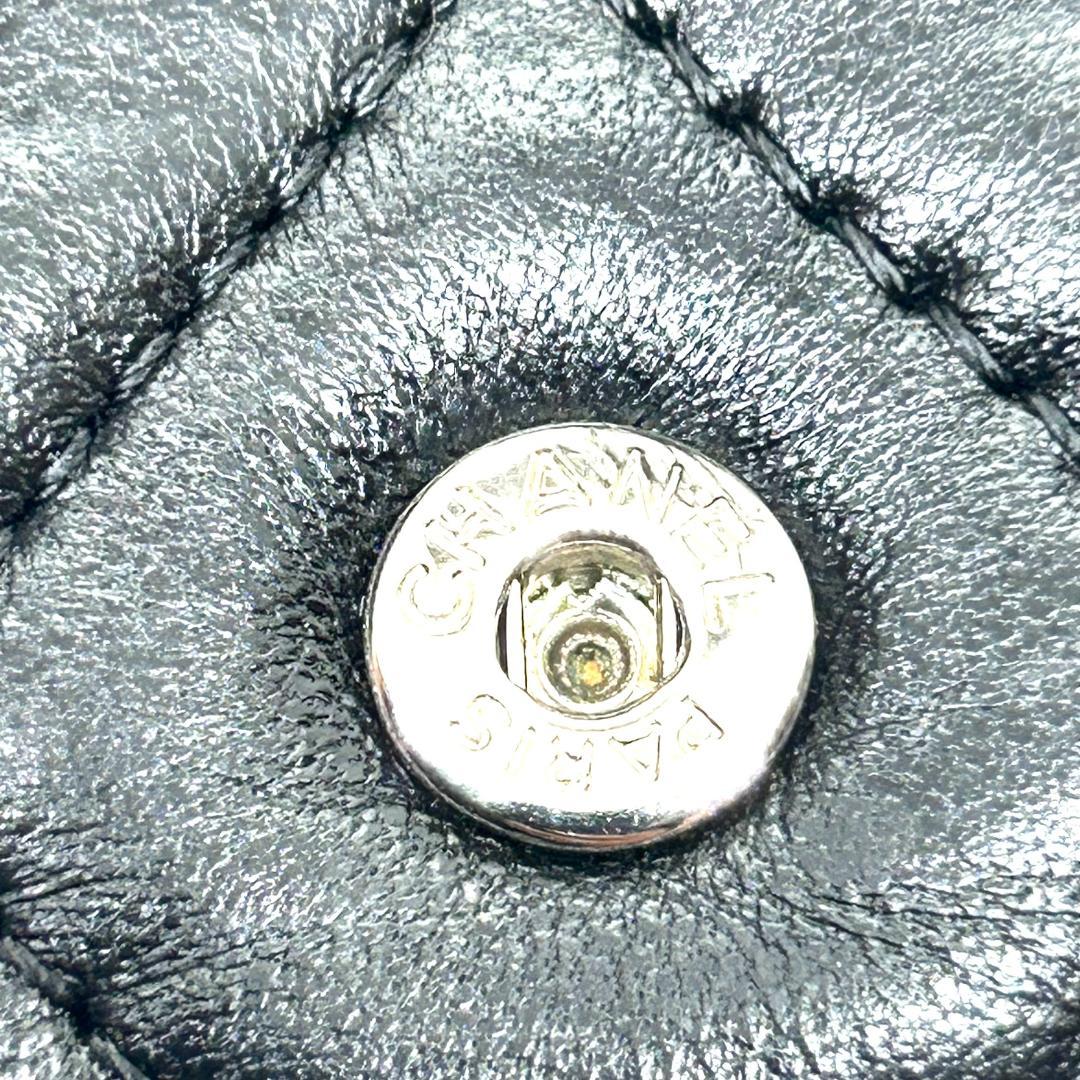 シャネル　キーケース　マトラッセ　ココマーク　黒　ギャランティー　箱付き