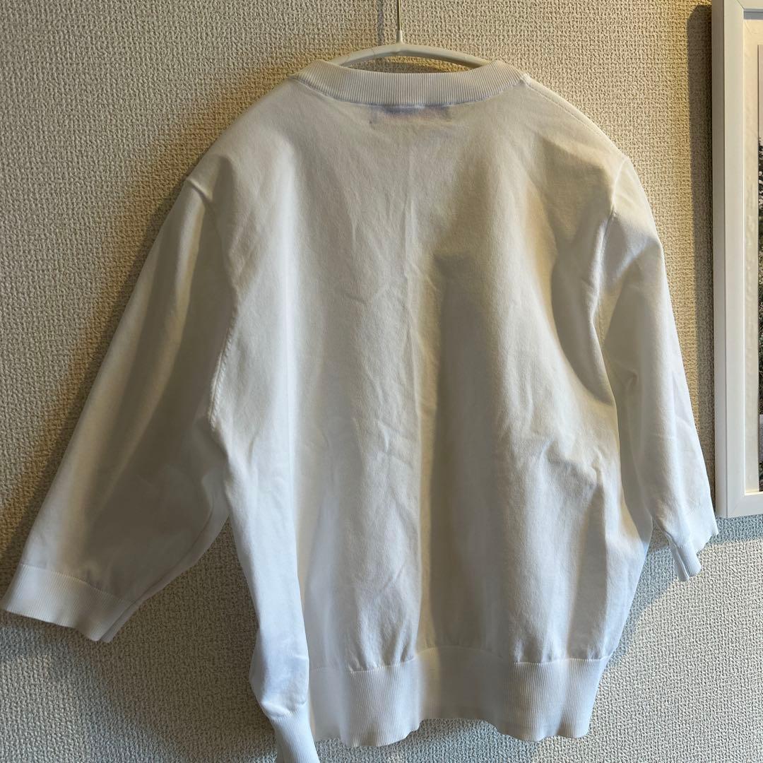 CABaN ファインポリエステル ハーフスリーブポケットカーディガン