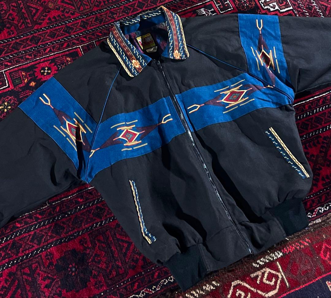 Y*i様 BEE-WILD USA製 80s ネイティブ柄 サンタフェジャケット