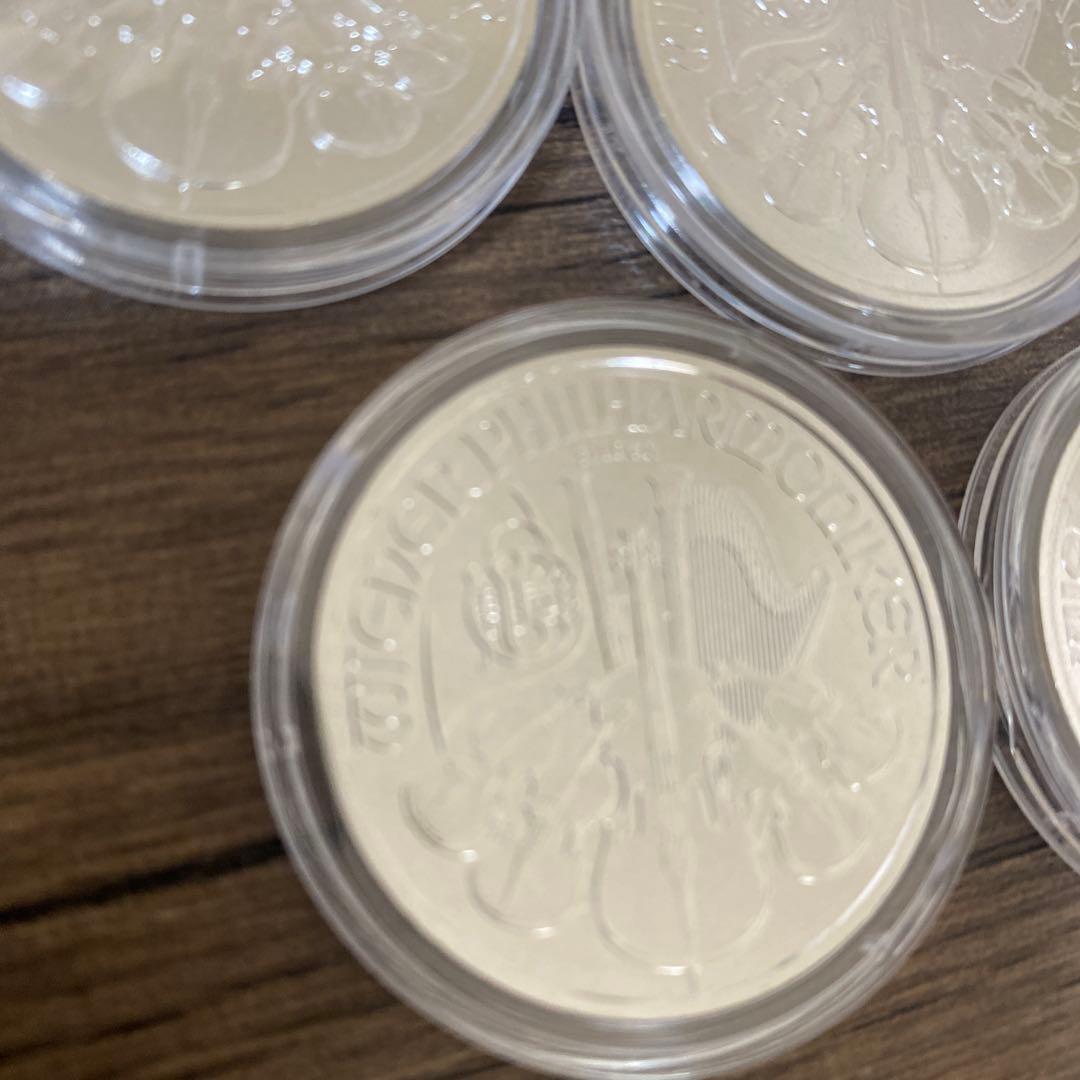 純銀　1オンス 5枚セット 2024 オーストリア　ウィーン・フィルハーモニー