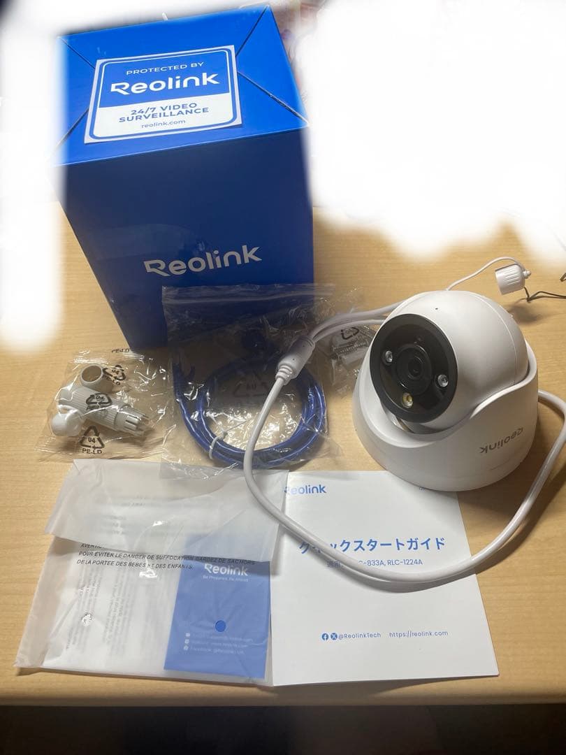 REOLINK 防犯カメラ PoE給電 1200万画素監視カメラ 人/車/検知