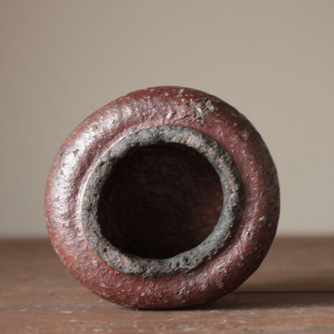 無骨な 古備前 おはぐろ壺 小壺 古美術 古道具 花器 アンティーク