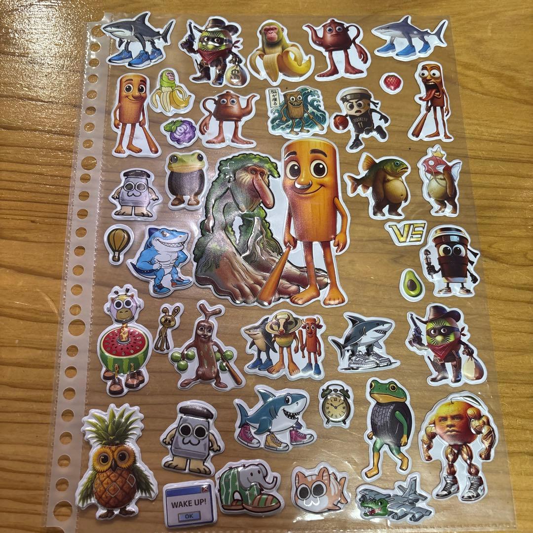 シール帳　Campus B5バインダー 26リング シール付き