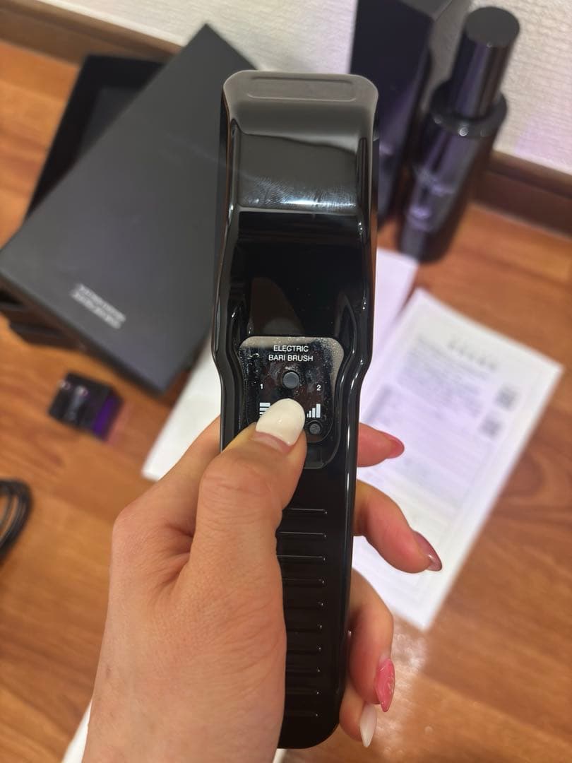 【正規品】専用ウォーターつき！デンキバリブラシ 電気バリブラシ エレクトロン