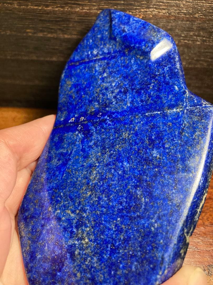 ラピスラズリ チベット密教 仏像 彫刻 天然石 一点物 252g