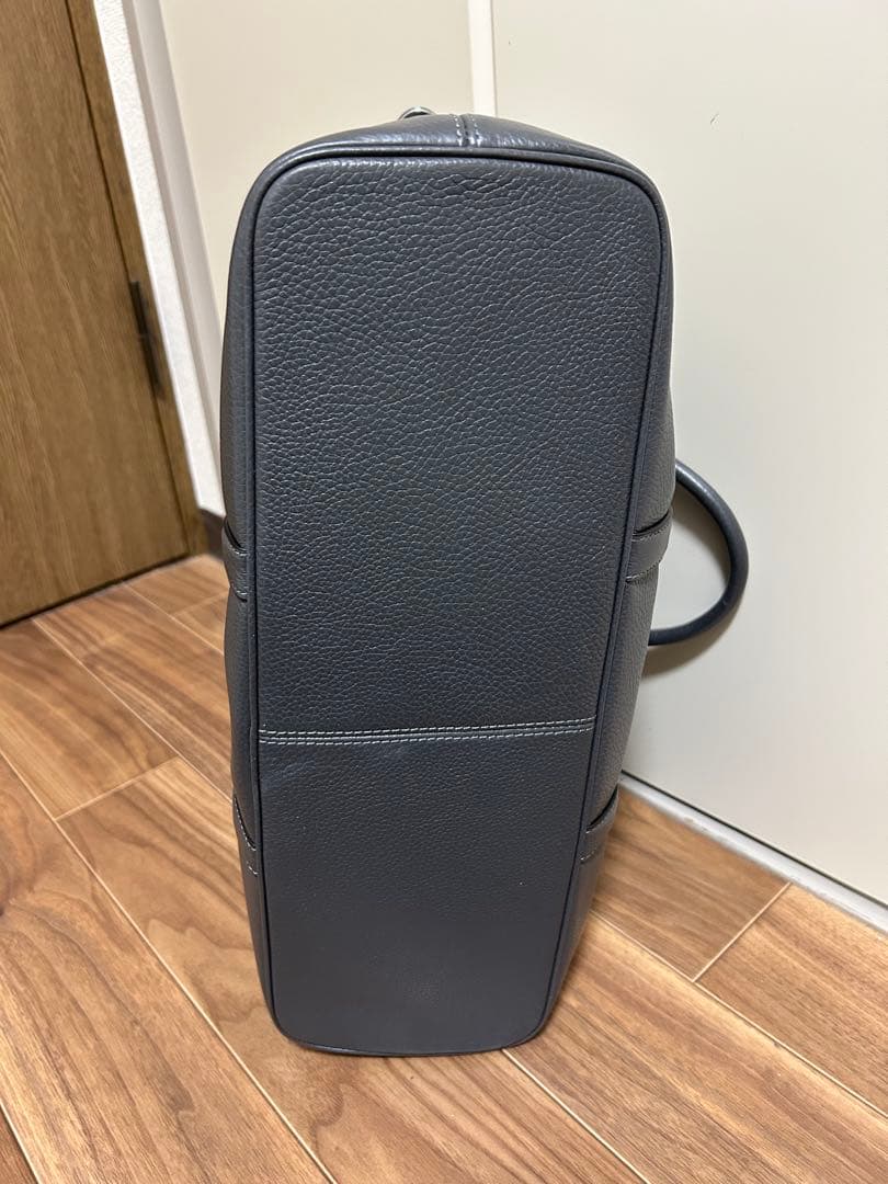 COACH グレー レザー ビジネスバッグ