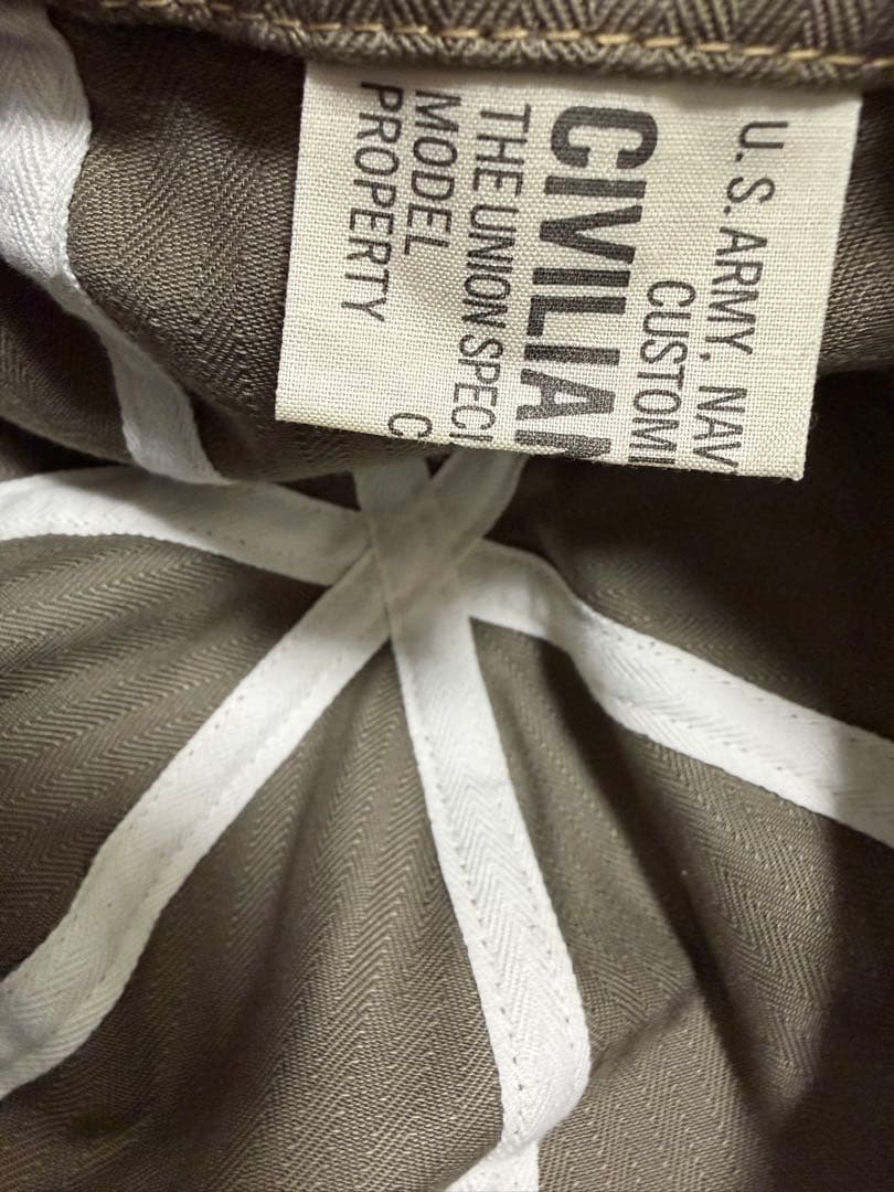 フリーホイーラーズ　メカニックキャップ HBT オリーブ M-L 試着程度