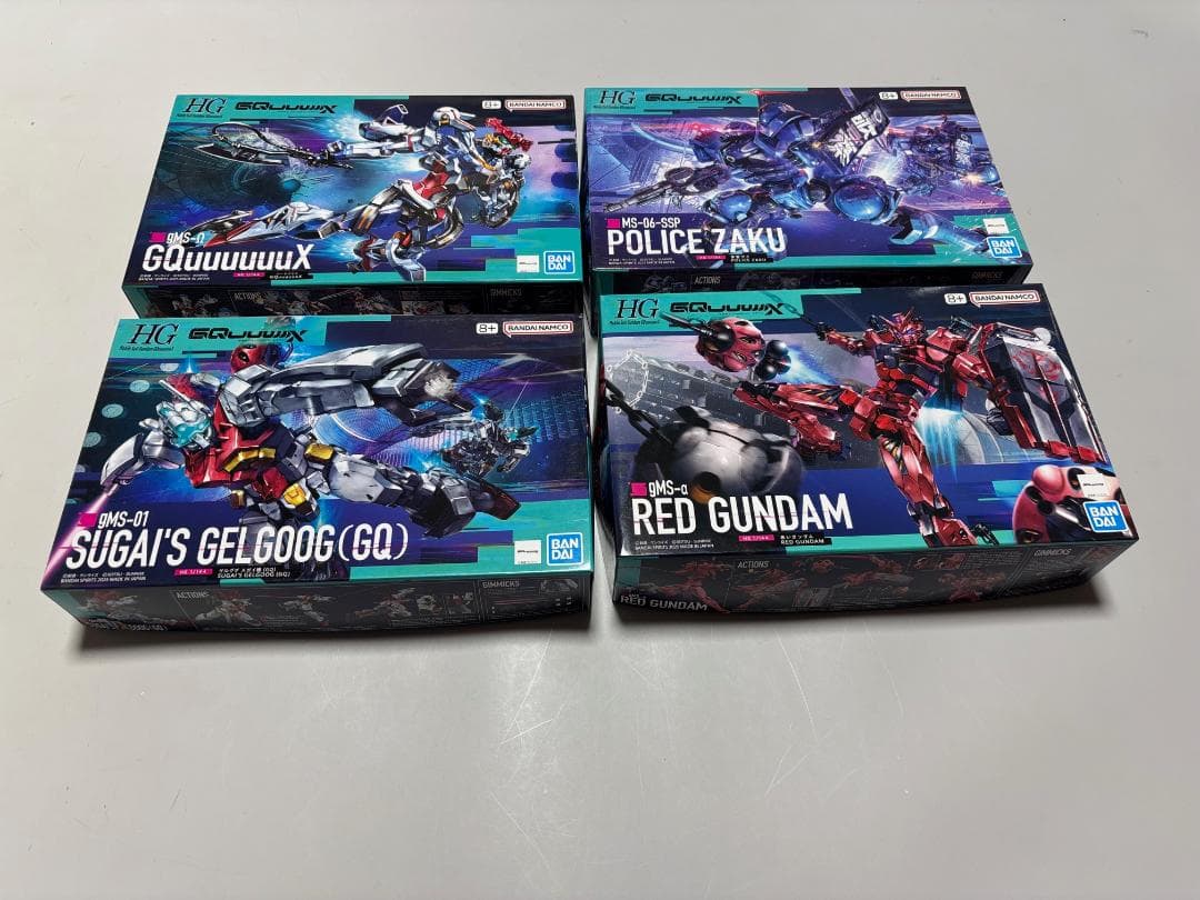 【ジークアクス9点】ザク ドム 軽キャノン ガンダム ギャン 軍警 ゲルググ