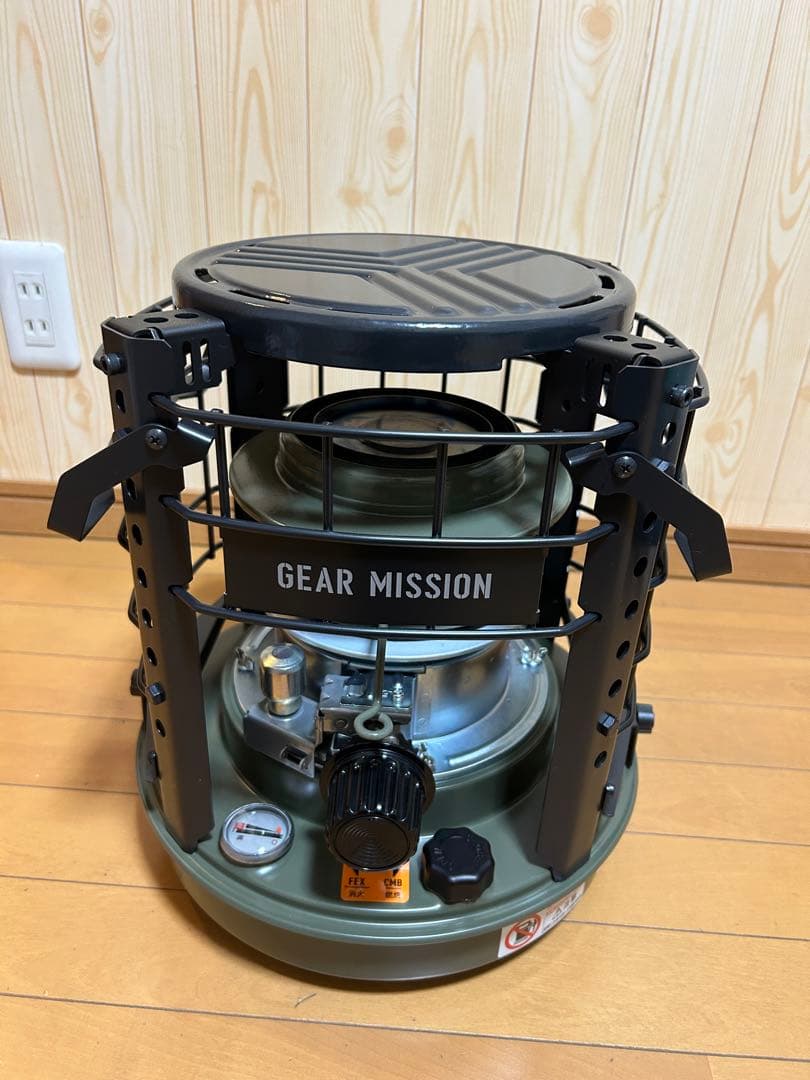 GEAR MISSION 灯油ストーブ k3-gm1オリーブグリーン
