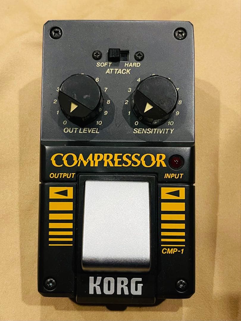 オリジナル美品 KORG CMP-1 コンプレッサーペダル【箱、取説あり】