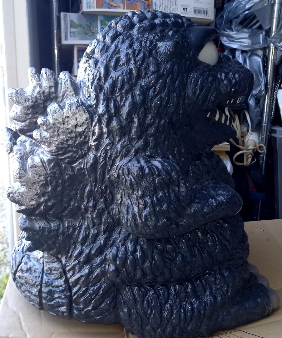 ゴジラ　でっかい　貯金箱　ソフビ　yutaka　1994　底蓋なし