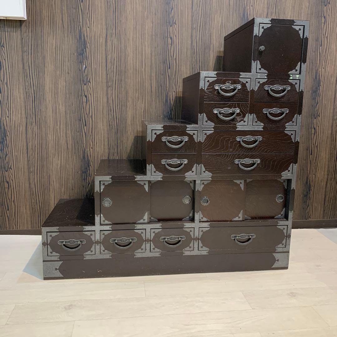 m*i様 神代民芸　階段箪笥　5段