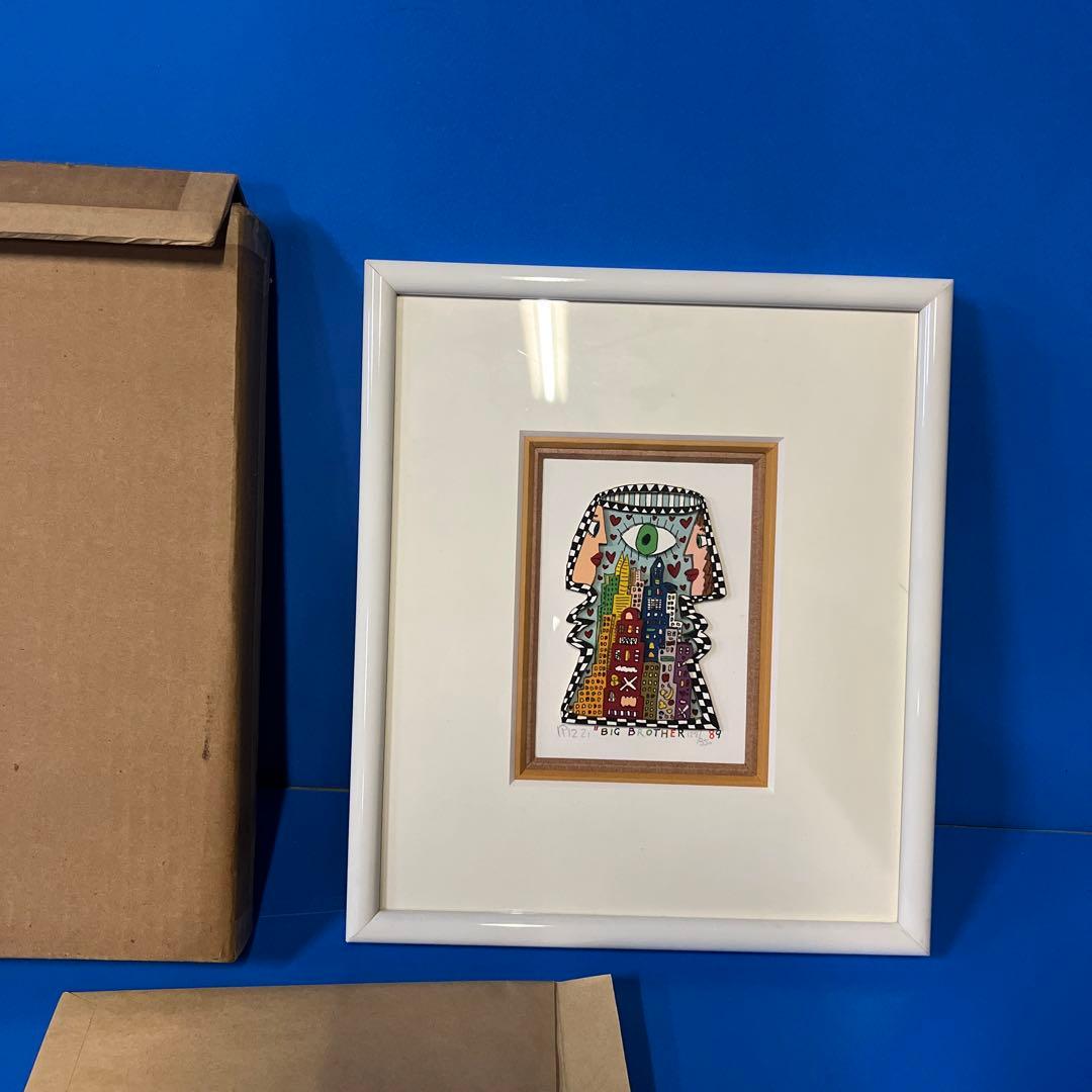 b*a様 ジェームスリジィ 真作 big brother 3Dシルクスクリーン版