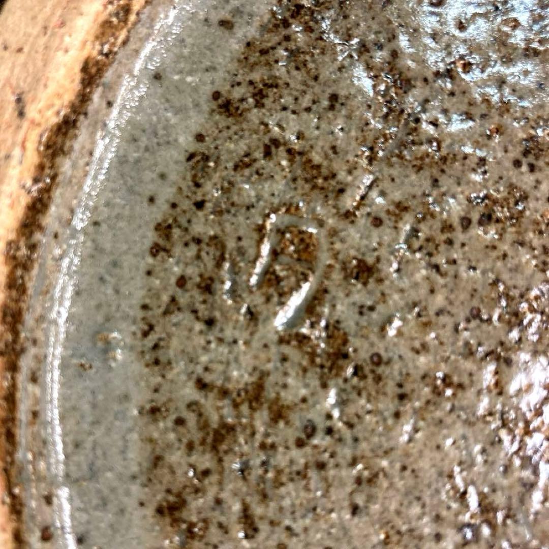 人間国宝　島岡達三　象嵌皿　大皿　36cm