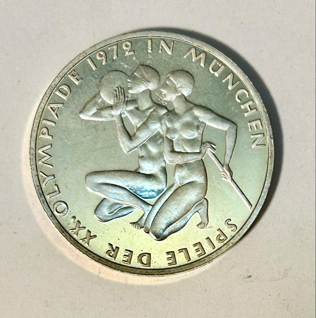 ドイツ10マルク銀貨　5種5枚セット　1972 年ミュンヘンオリンピック