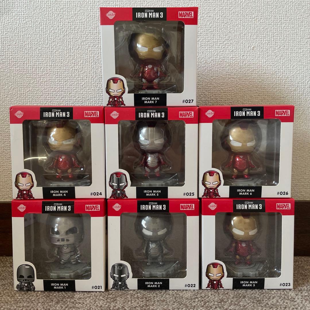 【コスビ 7体】マーベル・コレクション　アイアンマン３　#21-#27