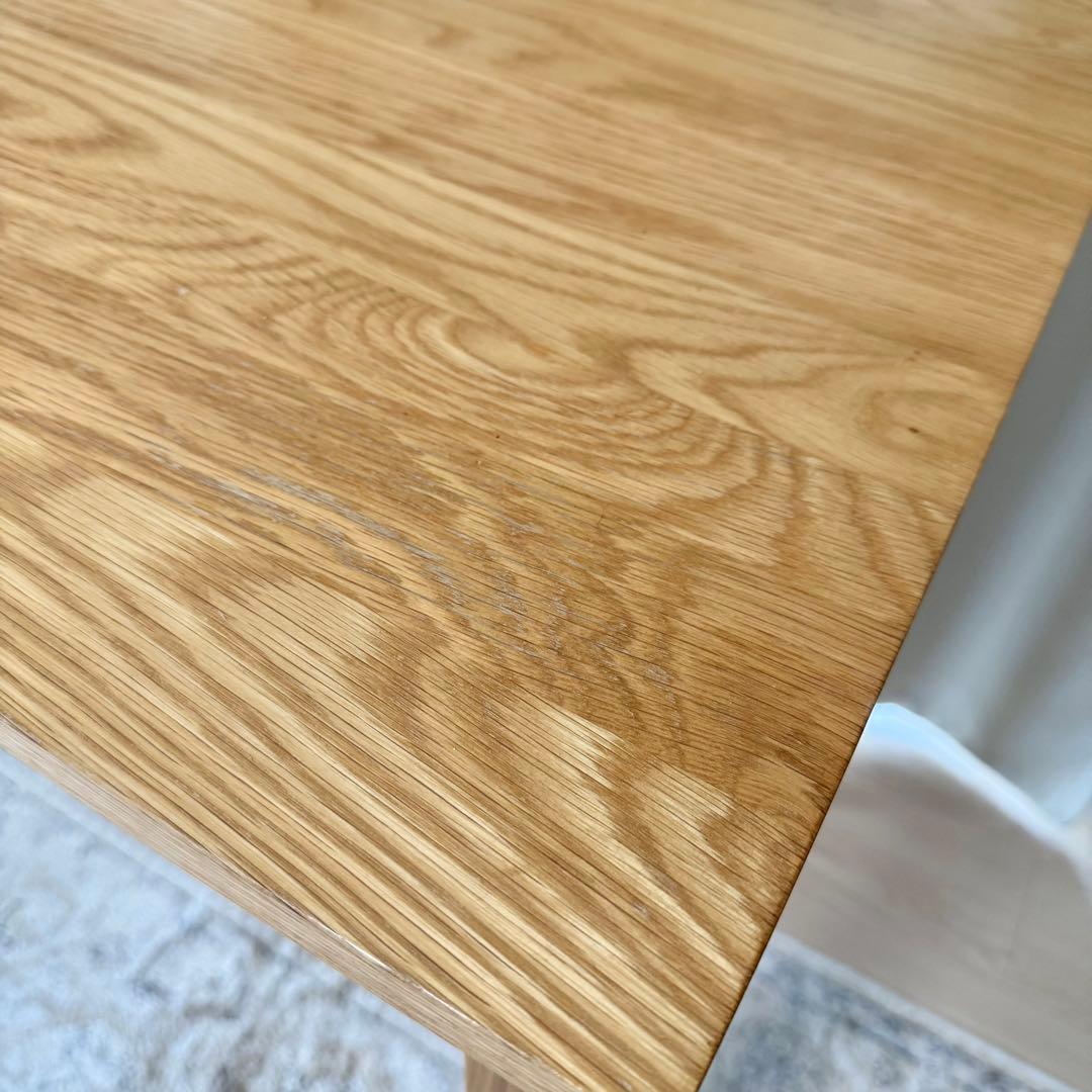 MUJI オーク材無垢材デスク（天板：110cm×55cm）送料込み