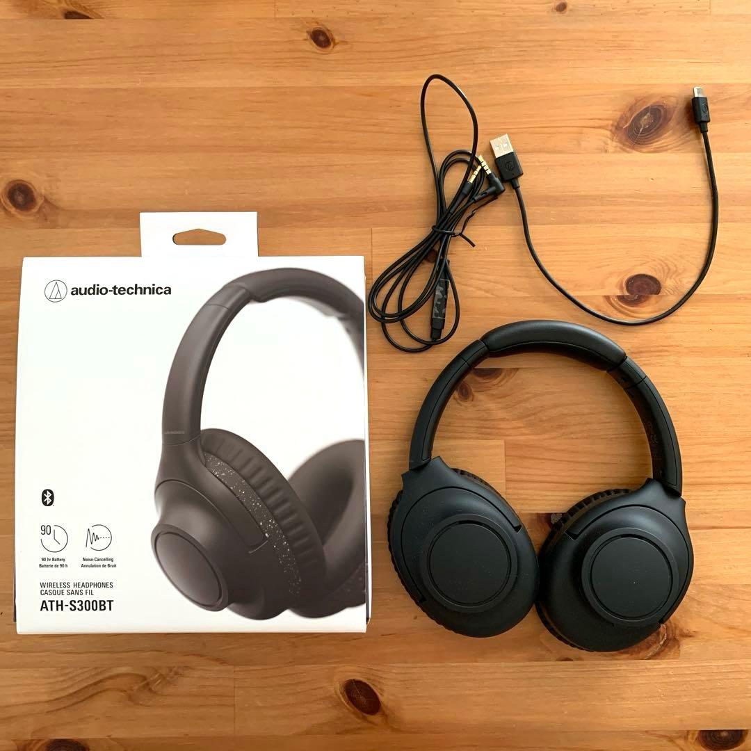 audio-technica ブルートゥースヘッドホン ATH-S300BTBK