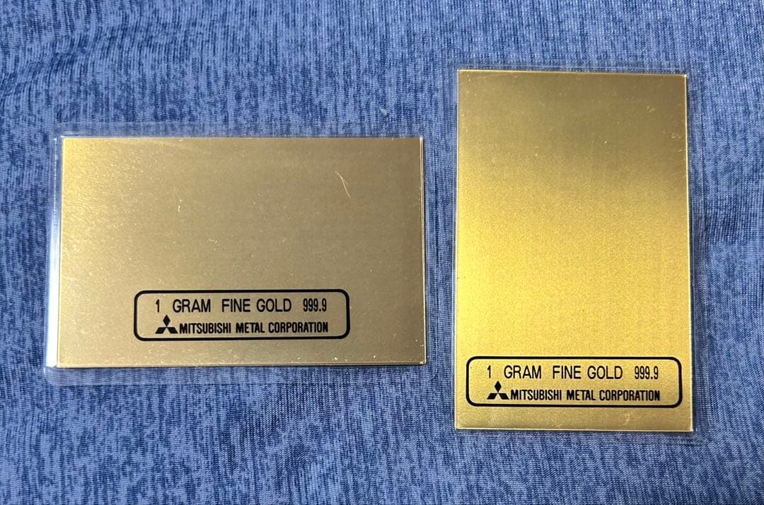 三菱マテリアル 純金 ゴールド ラミネート カード