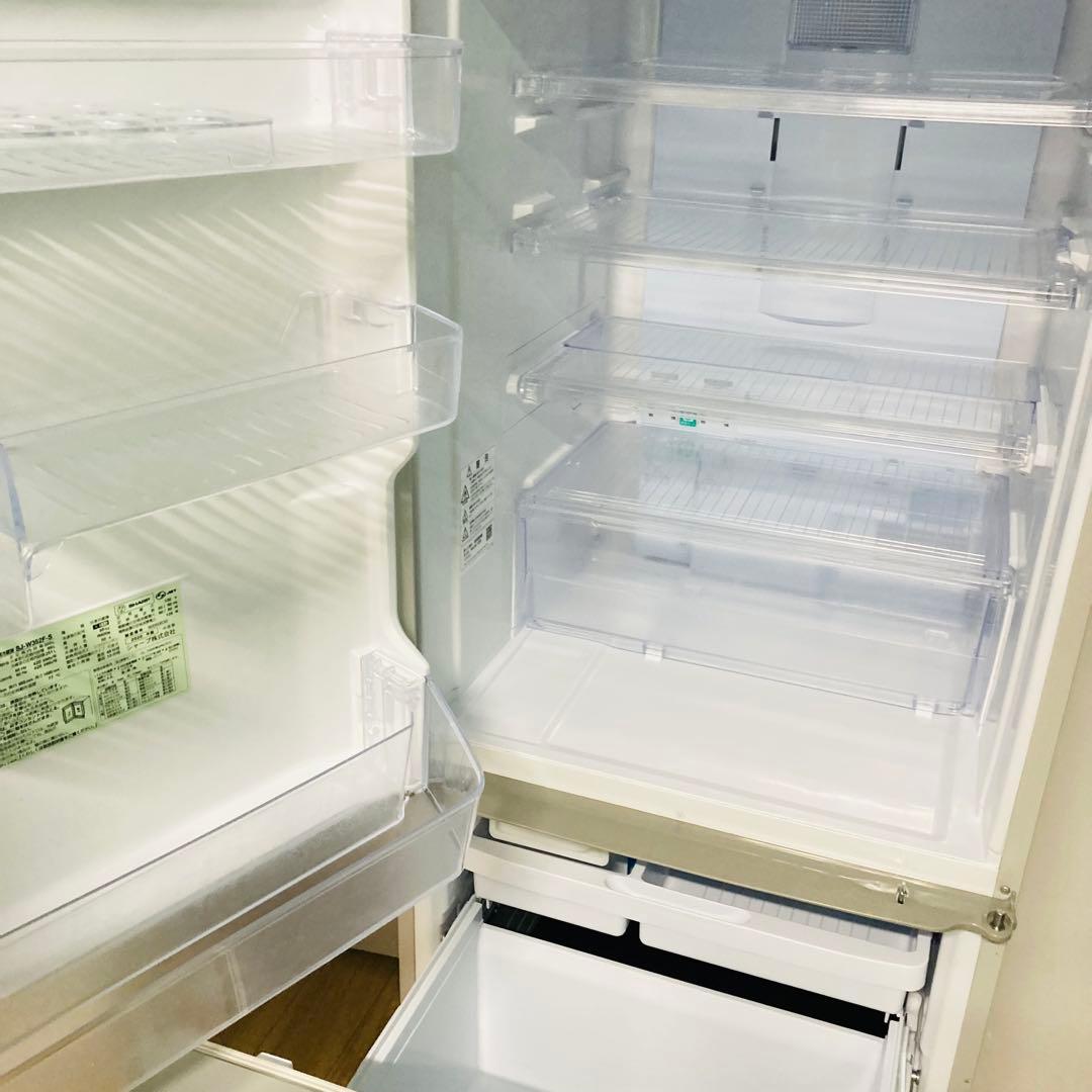 美品高品質どっちもドア搭載シャープファミリー向け３ドア冷蔵庫　2020年製