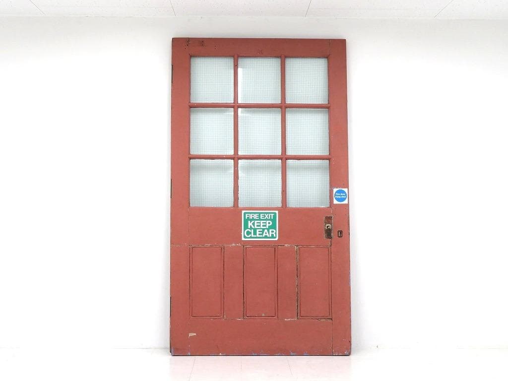 英国　イギリス　アンティーク　ドア　建具　ガラス　店舗什器　カフェ