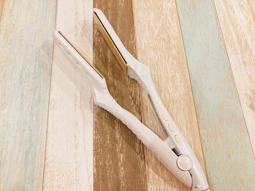 LM-125 KINUJO ストレートヘアアイロン ホワイト 絹女シルクプレート