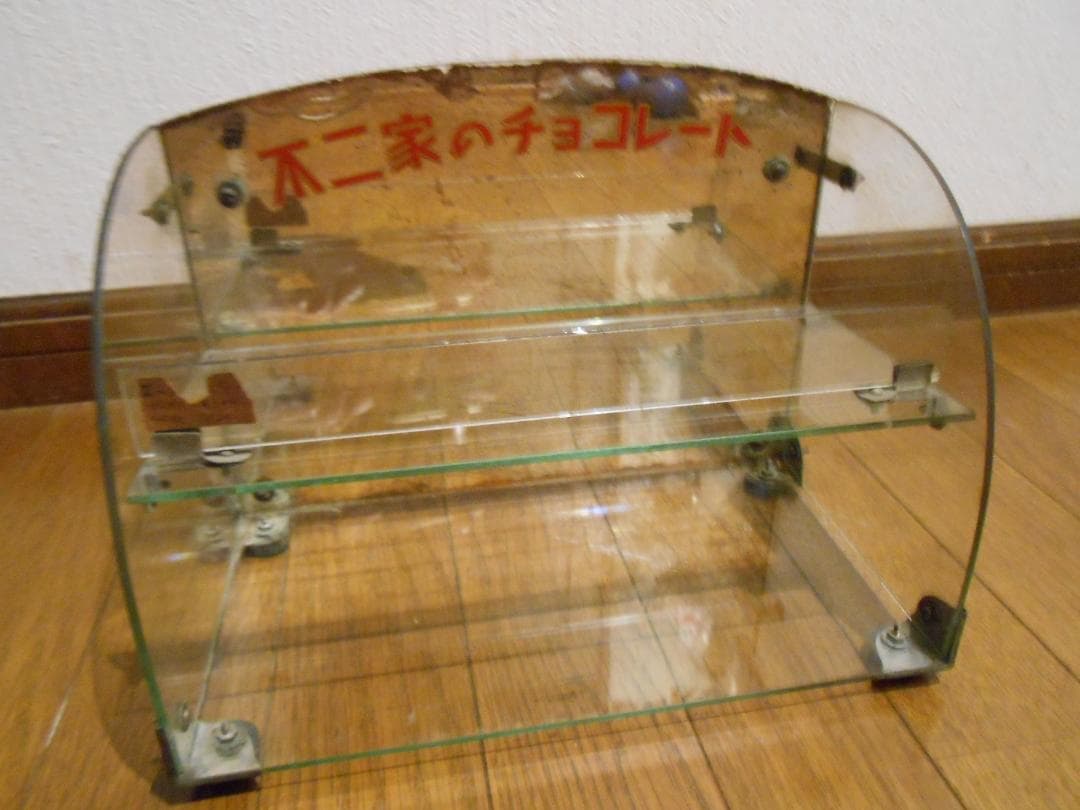 【非売品】不二家チョコレート店頭用ガラスケース（昭和レトロ）