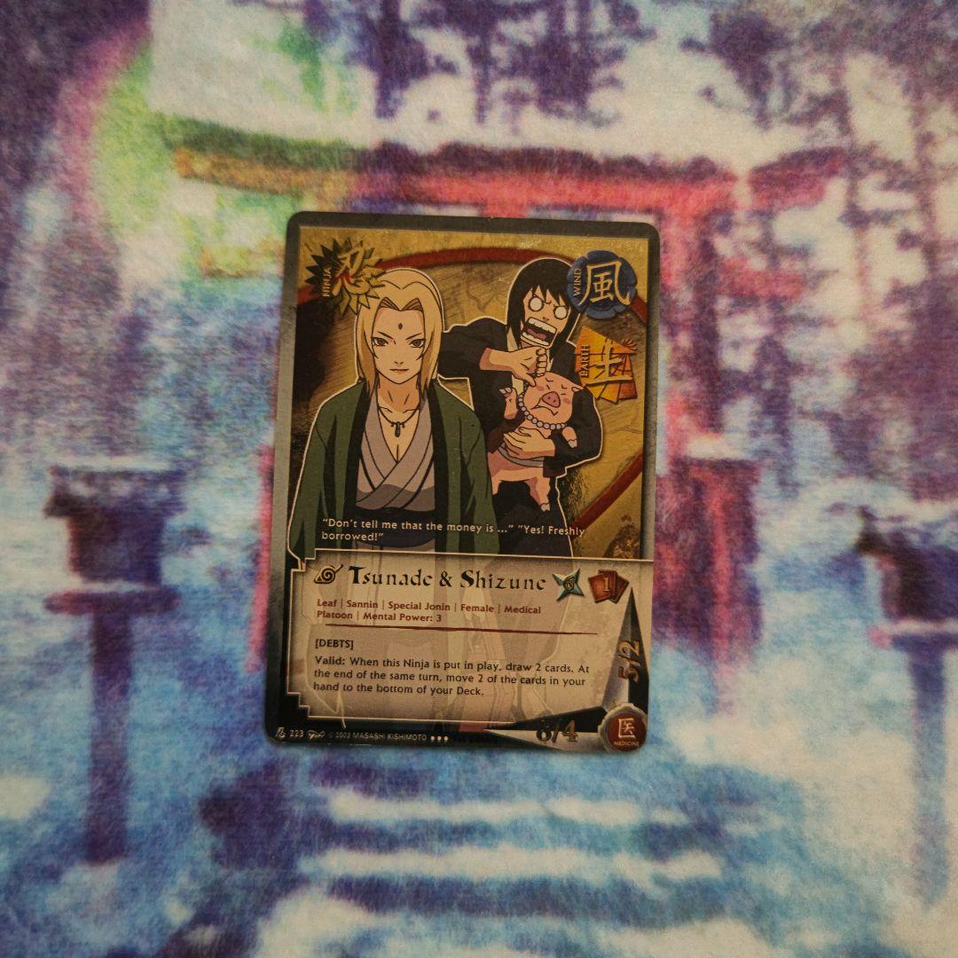 NARUTO ナルトカードゲーム CCG ツナデ シズネ SR Foil