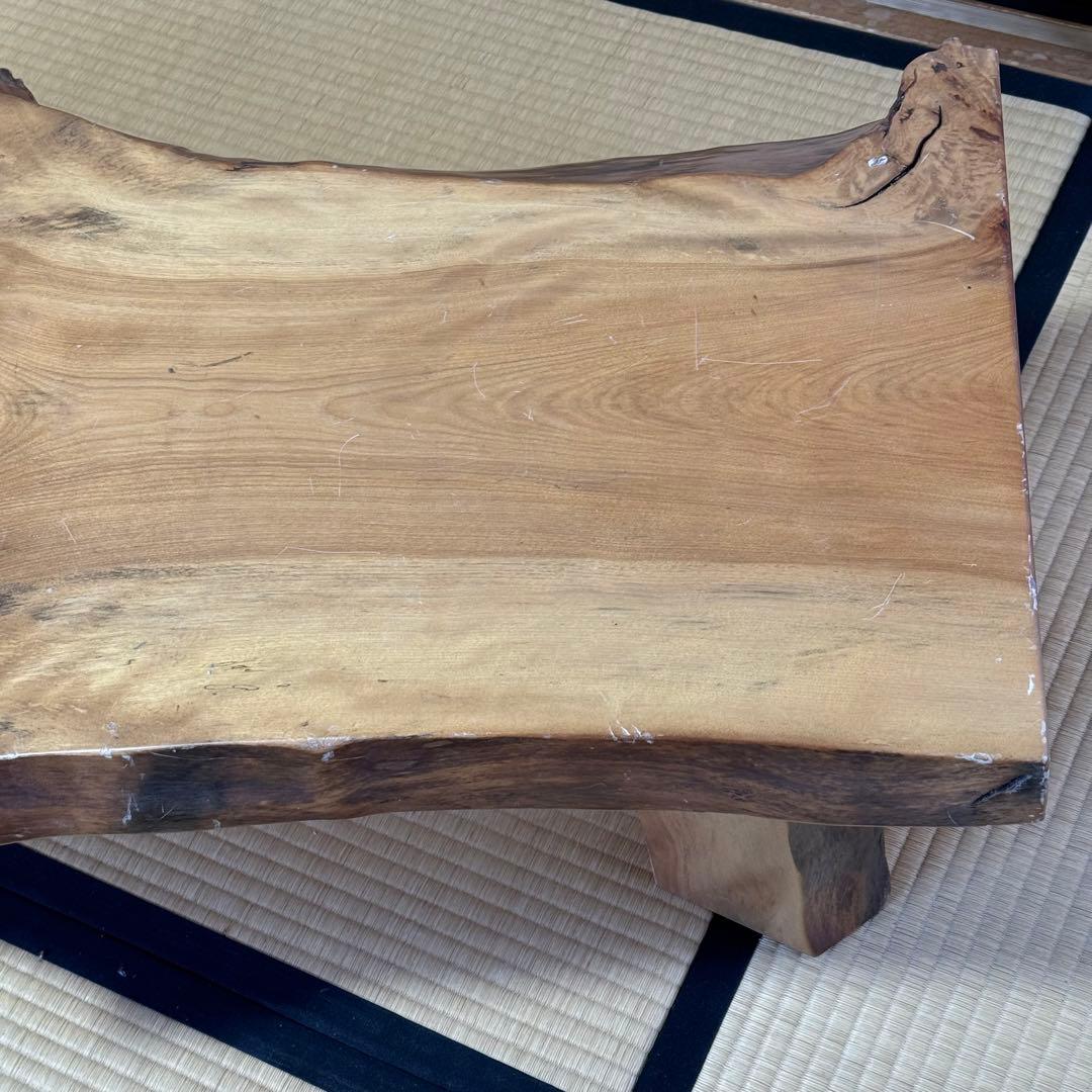 定価56万　極上★天然木　無垢　リビング　ロー　テーブル　　良質木目